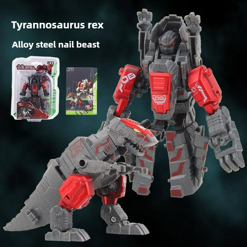 3 in1 gelegeerd staal gepantserd beest transformatie actiefiguur dinosaurus robot vervorming, meerdere geschikt voor 6+ kinderspeelgoed modelkit