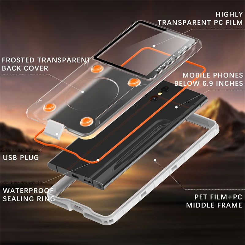 Luxury Waterproof Case for Huawei Y9s Y8s Y6s Y9a Y7a Y8p Y7p Y6p Y5p Y9 Y7 Y6 Prime Y5 2019 360 Full Cover Shockproof Funda Box