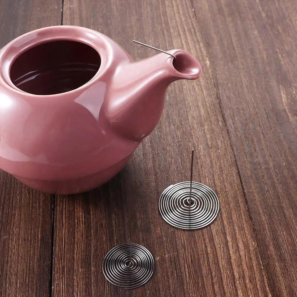 Durable 5pcs Teaware Tea Separator Teapot Accessories Tea Infuser Accessories Kitchen Tool Teapot Filter Spring Strainer