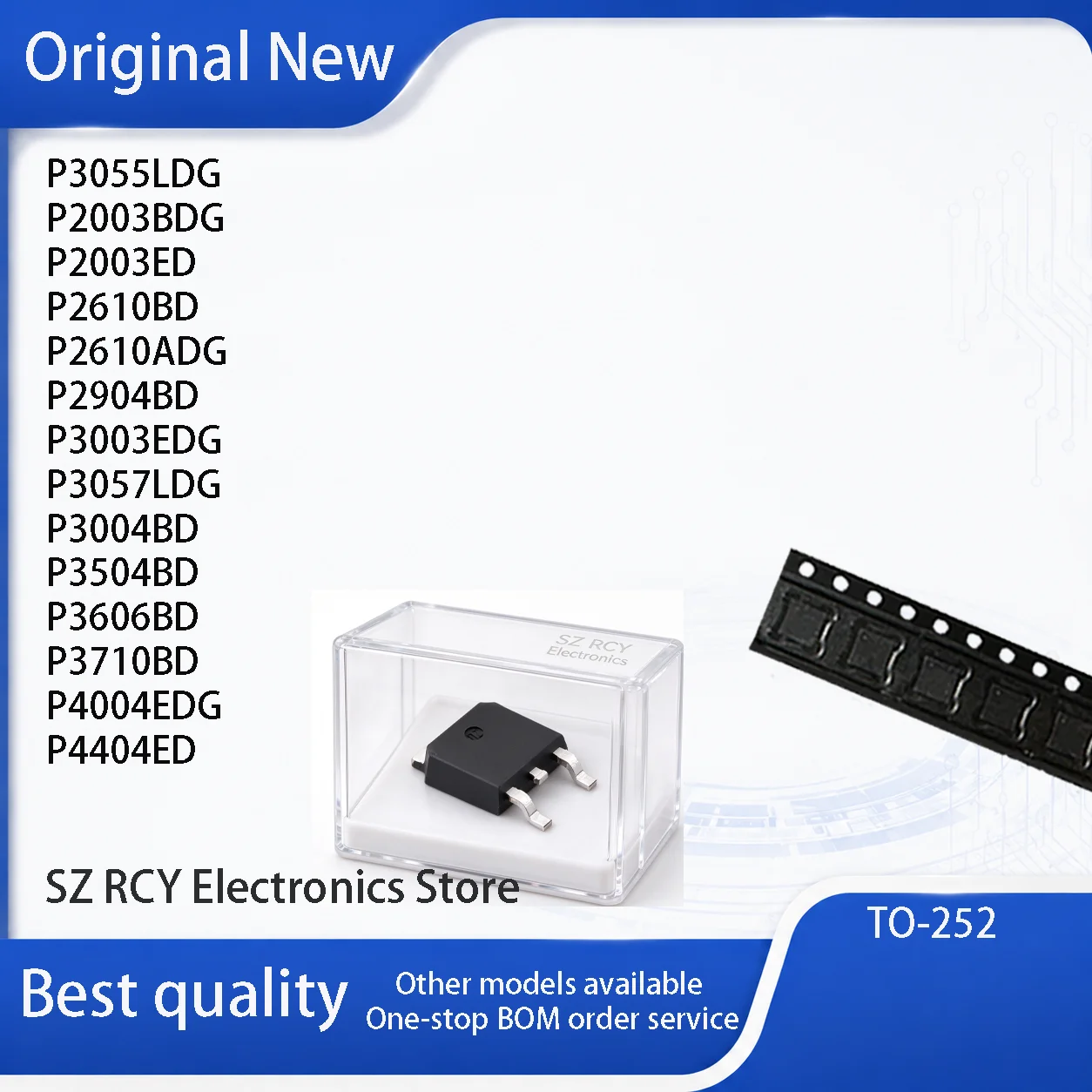 (10PCS) P3055LDG P2003BDG P2003ED P2610BD P2610ADG P2904BD P3003EDG P3057LDG P3004BD P3504BD P3606BD P3710BD P4004EDG P4404ED ic