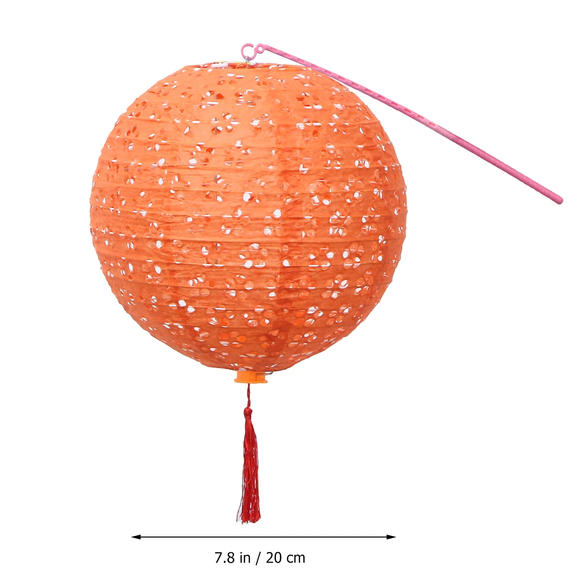 

3 Pcs Glowing Paper Lantern Illuminated Hollow Decoration Outdoor Creative Child