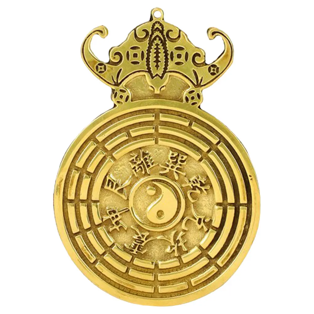 

Wall Decor Bat Money Ornament Chinese Protective Symbol Luck Mirror Pendant