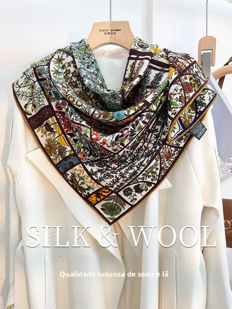 autumn-winter-new-sle-monet-garden-silk-woolen-scarf-versatile-high-end-feeling-silk-scarf-air-conditioned-room-awl
