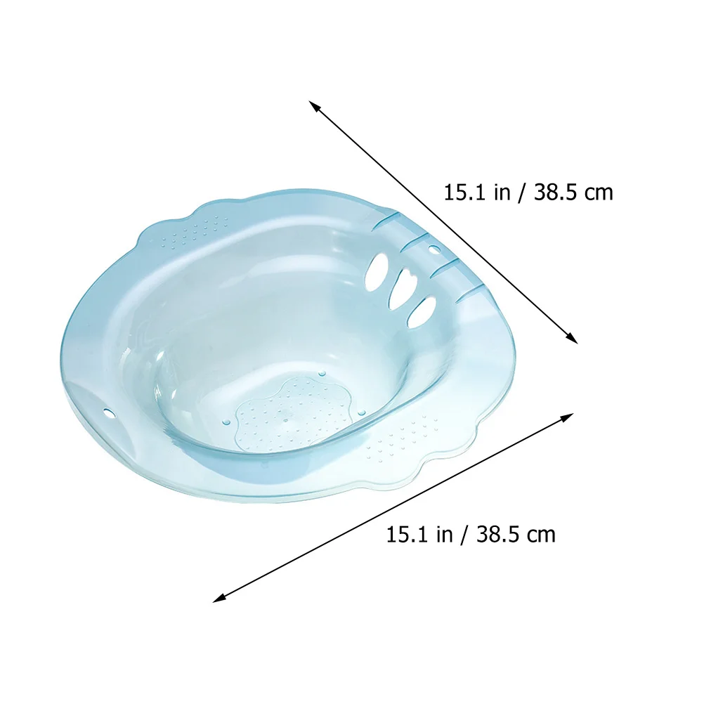 

Пластиковый умывальник для ванны Sitz для сиденья для унитаза, уход за после родом, лечение геморроя, для женщин, пожилых людей, для гостей, для ванной комнаты, нескользящие принадлежности