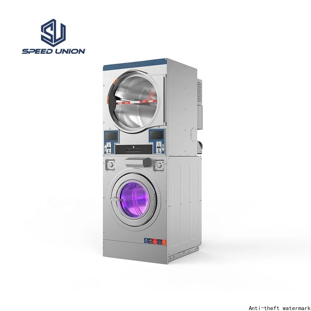 

2026 Hot SellingAutomatic Commercial Laundry Coin Operated Washer and Dryer Coin Laundry Machine Commercial