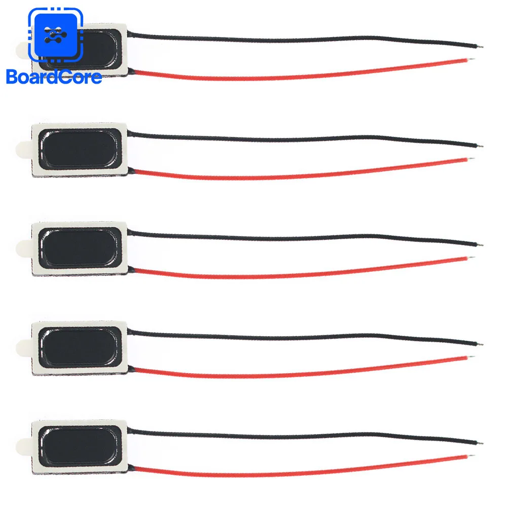 5/10PCS 1609 Square Loudspeaker with Wire 8R 1W Magnetic Speaker 8 Ohms 1 Watt 16×9x3mm for Smart Watch Notebook Computer