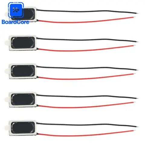 5/10PCS 1609 Square Loudspeaker with Wire 8R 1W Magnetic Speaker 8 Ohms 1 Watt 16×9x3mm for Smart Watch Notebook Computer