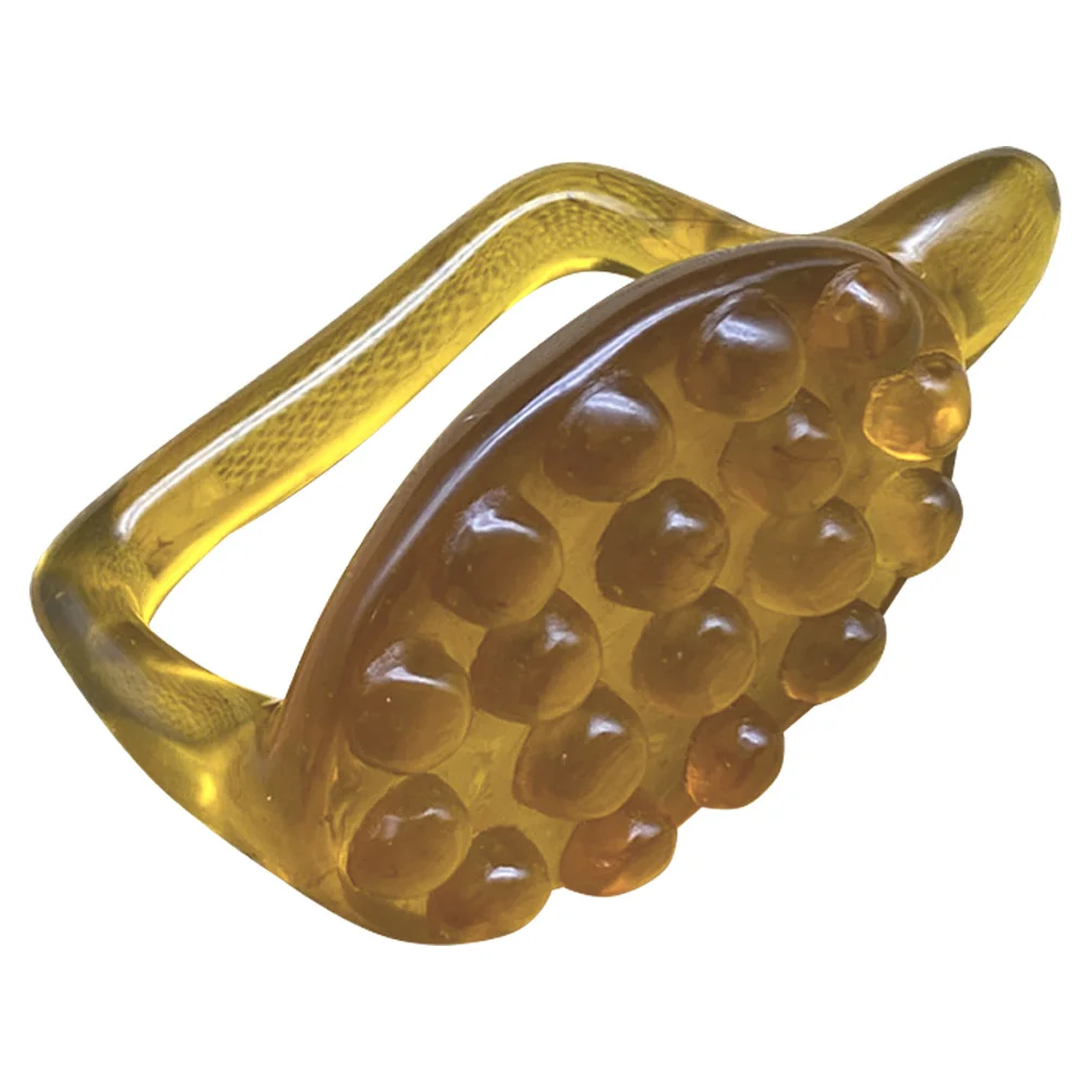 Tabla de masaje Gua Sha, herramienta raspadora de resina marrón para relajación muscular, cuerpo, cuello y hombros, masajeador Facial, placa raspadora