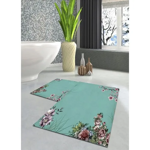 Ardizayn Special Design Slip-Resistant Not Peel Leather Outsole 2'li Bath Mat