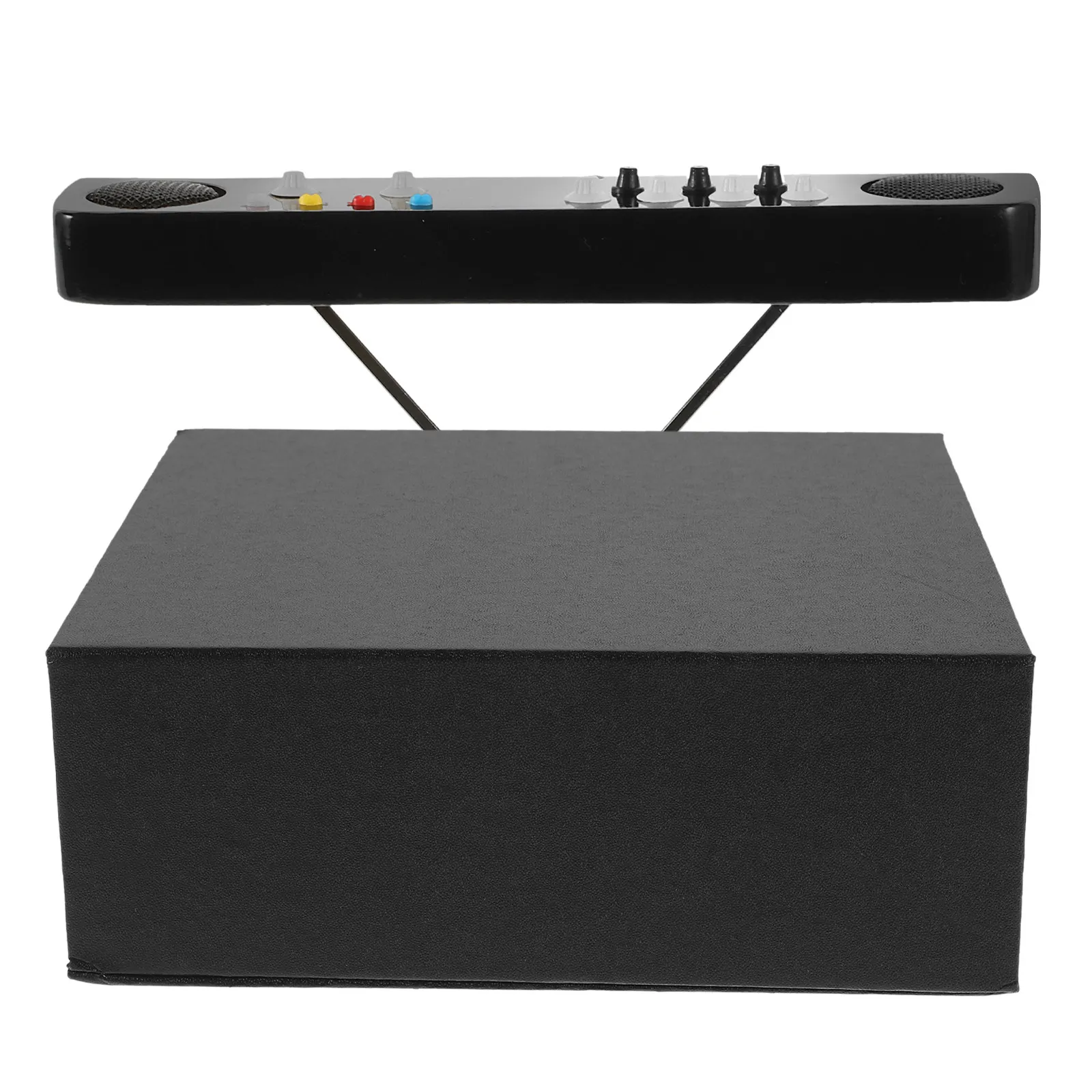 

Mini House Electronic Organ Wood Ornament Sturdy Break Resistant for Mini Music Room Decoration Micro Landscaping Decor