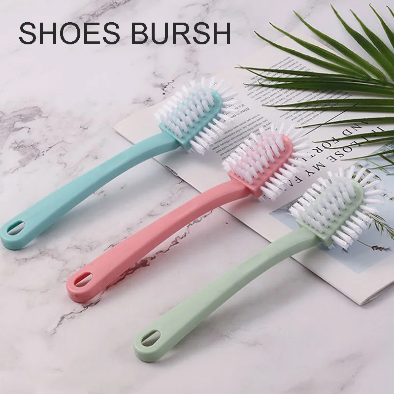 Household Shoe Washing Brush Five Side Brush Multifunctional Laundry Brush White Shoe Collar Cleaning Brush Long Handle Brushes