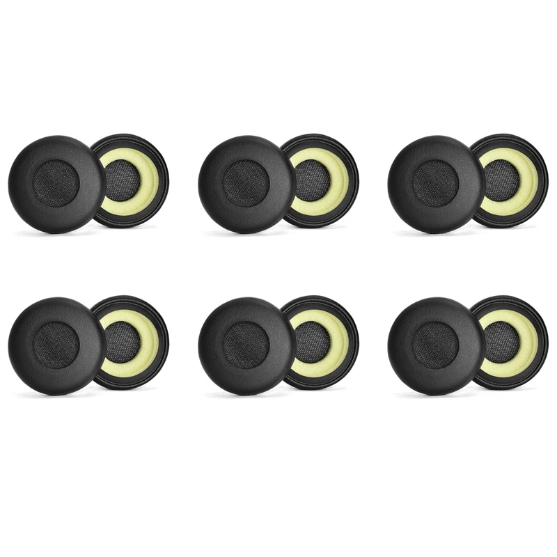 6Pair Sponge Ear Pads Cushion Cover Earpads Replacement For Jabra Evolve 20 20Se 30 30II 40 65 65+ Headset