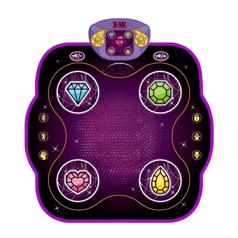 

Jump high chase high single home sports fitness dance machine fat burning blanket wireless children's music game toys