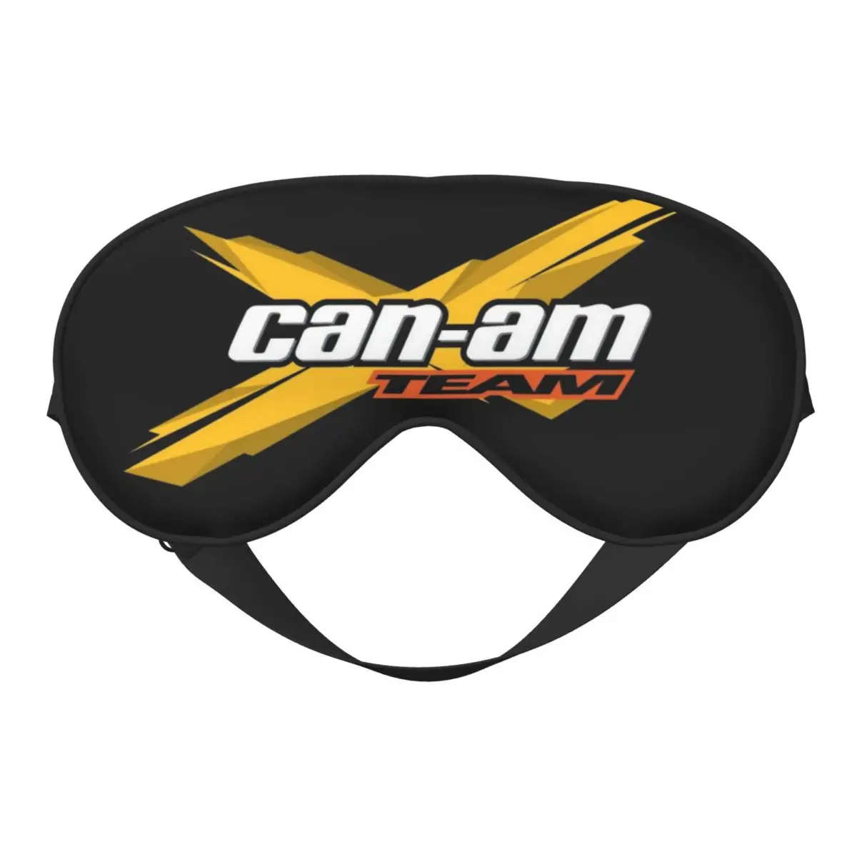 

Custom C-Cans A-Ams BRP ATV Logo Soft Travel Eye Masks Two Side Blindfolds Creative Block Out Light Eye Patches For Office