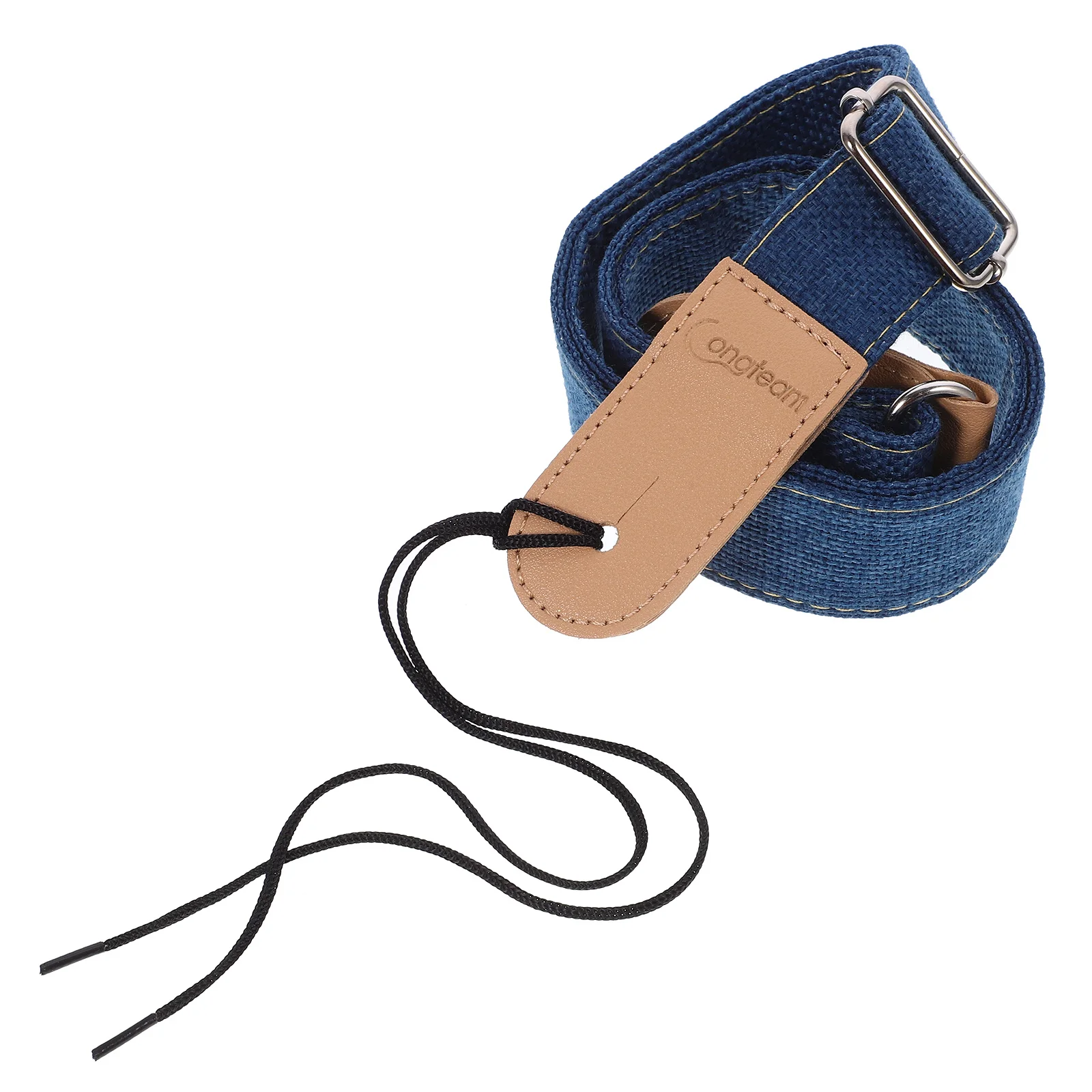 

Ukulele Strap Beige Cotton Linen Body Ends Metal Buckle Adjustable For Guitar Instrument Accessory