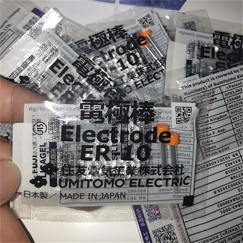 Newest Original ER-10 Electrodes for Sumitomo Type-39 TYPE-66 TYPE-81C T-600C 400S Fiber Optic Fusion Splicer Electrode Rod