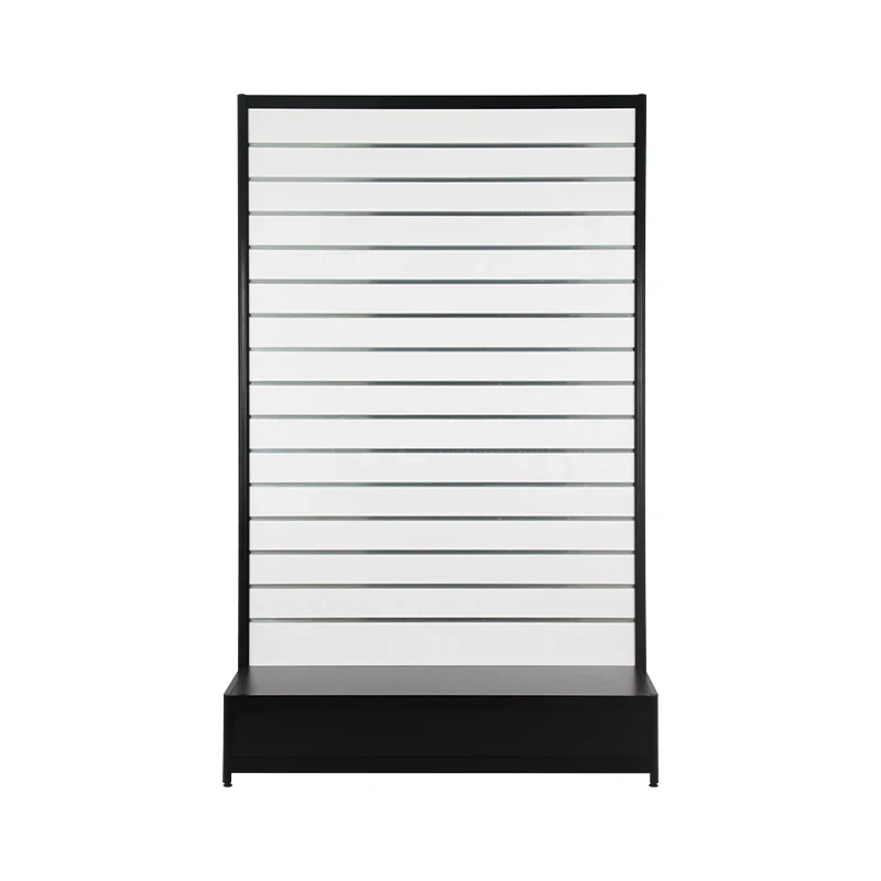 custom.Shop Display Cabinet Furniture Socks Scarves Mobile Phone Accessories Slat Hanging Rack with Hooks/Shelves