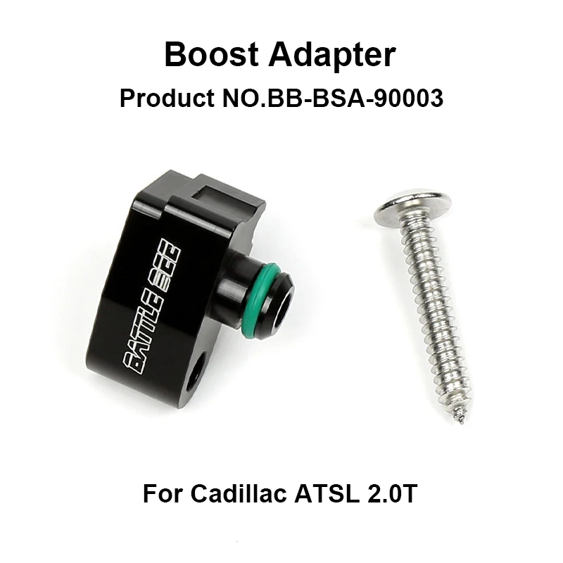 

Battle Bee Aluminum Alloy Boost Sensor Gauge Turbo Boost Tap Vacuum Adapter For Cadillac ATS 2.0T Engine BB-BSA-90003