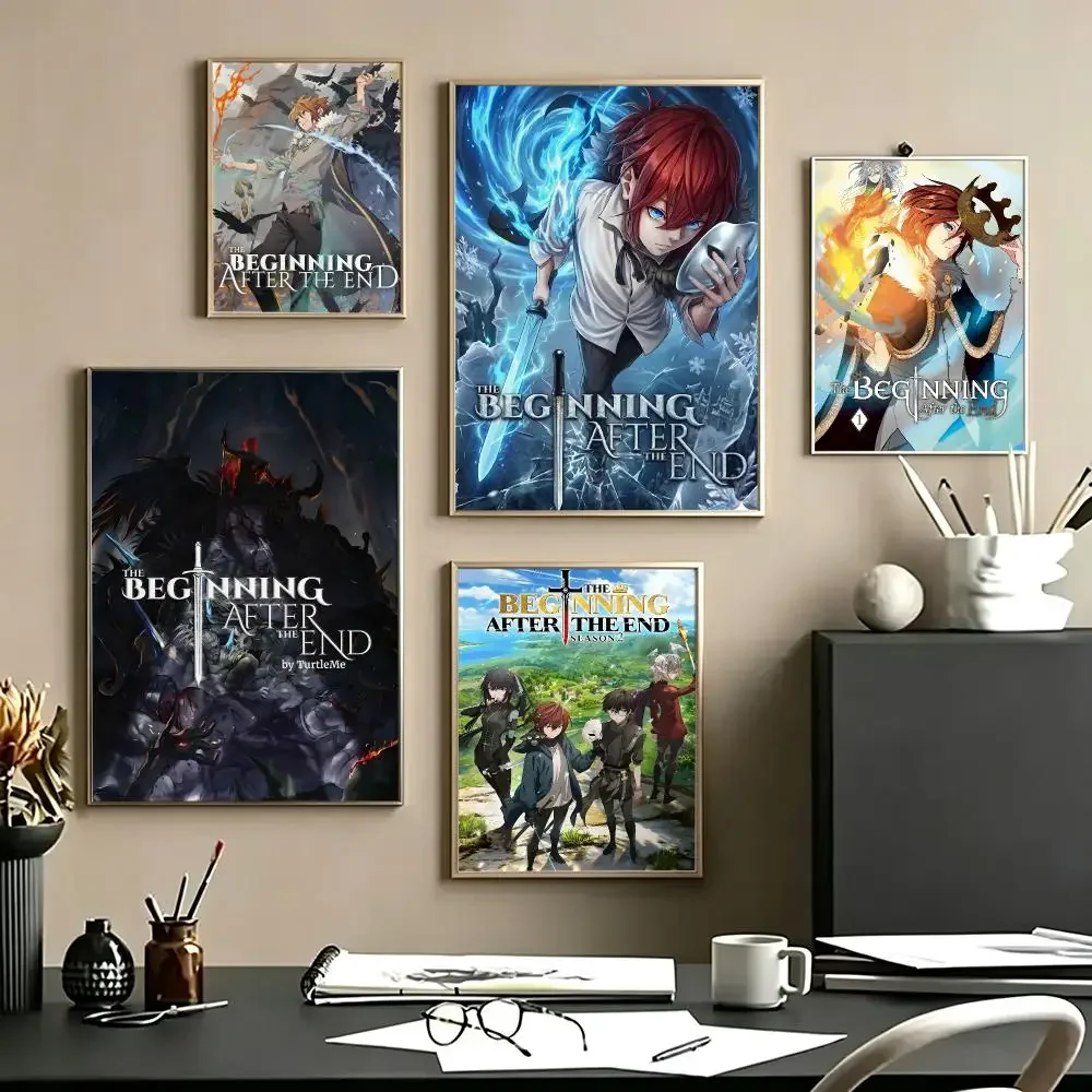 comic The Beginning After the End HD Self Adhesive Waterproof Art Print Wall Decor for Bedroom Living Room Home Gift