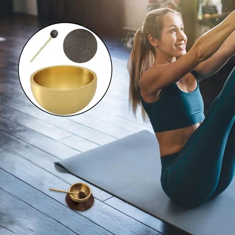 Singing Bowl Set Singing Bowl Set With Mallet And Cushion Spiritual Handcrafted Desktop Decoration For Women And Men