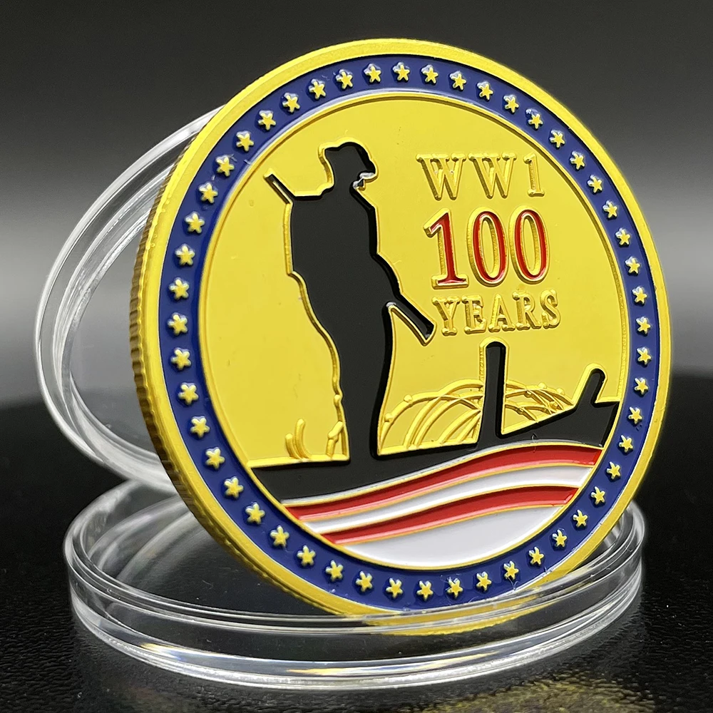 Vintage Collectible Coins - Koin Peringatan 100 Tahun Perang Dunia