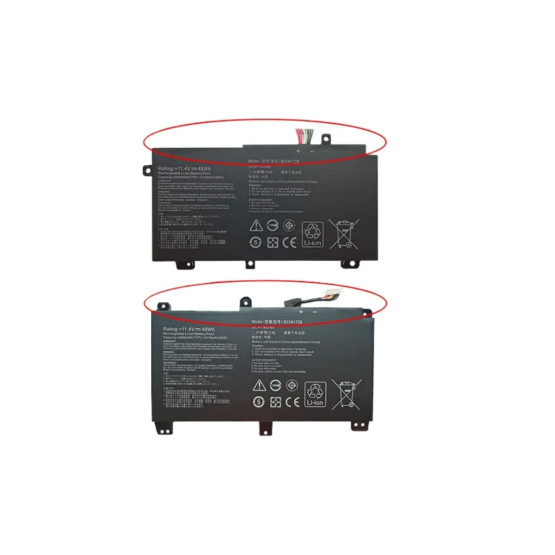 

Applicable To Fx80g Flying Bastion Fx86f/G Fz80g Fx505g Fx504g Battery B31l 1726