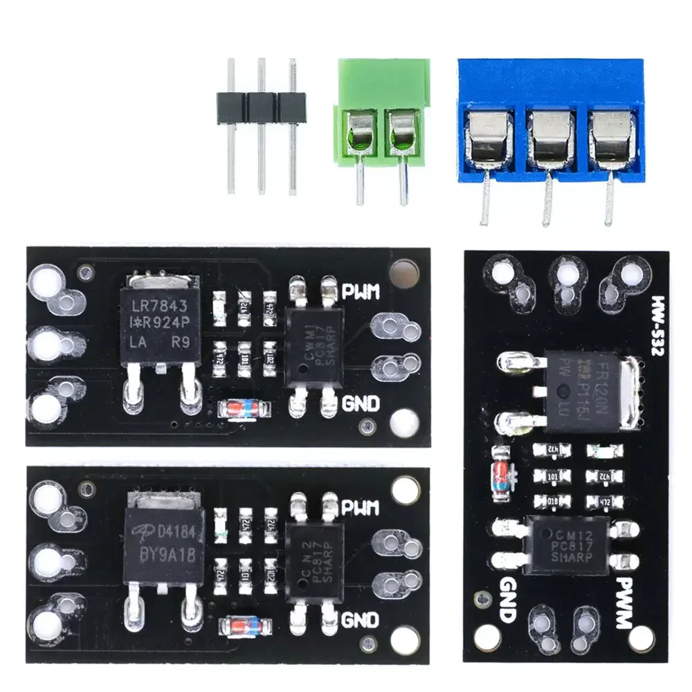 Isolated MOSFET MOS Field Effect Tube Module 3V / 5V FR120N LR7843 D4184 AOD4184 Board Replacement Relay For Arduino  MCU