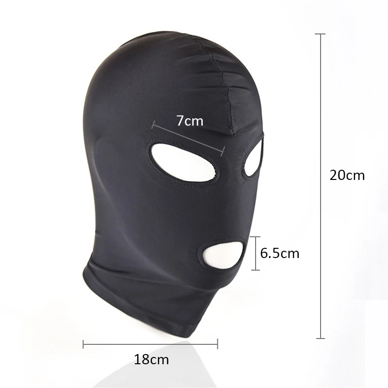 Fetish Harness Head Hood BDSM Slave Game Bondage Restraint Face Mask Erotic Sex Toys Role Play for Couples Master Anal Gay Adult