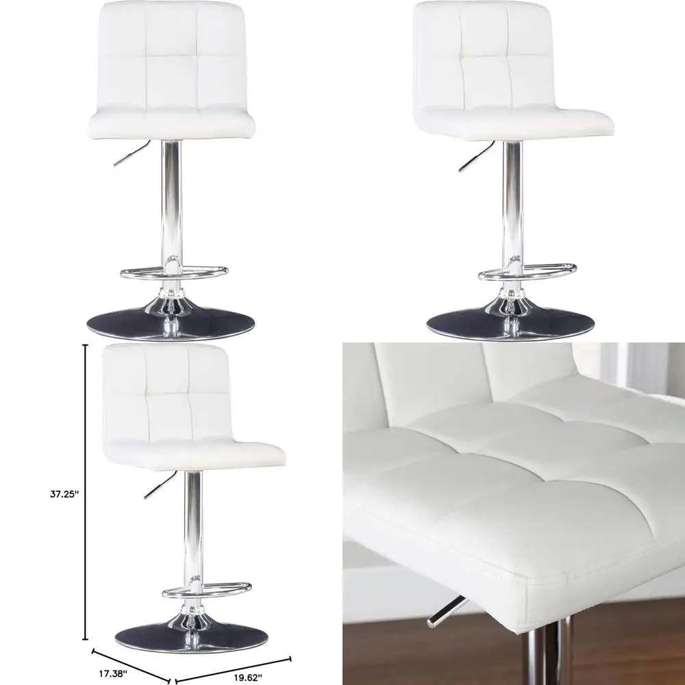 

Bar Stools Sillas Para Barra AltaAdjustable Bar Stools PU Leather Swivel Kitchen Counter Pub Chair taburete plegable shoe bench