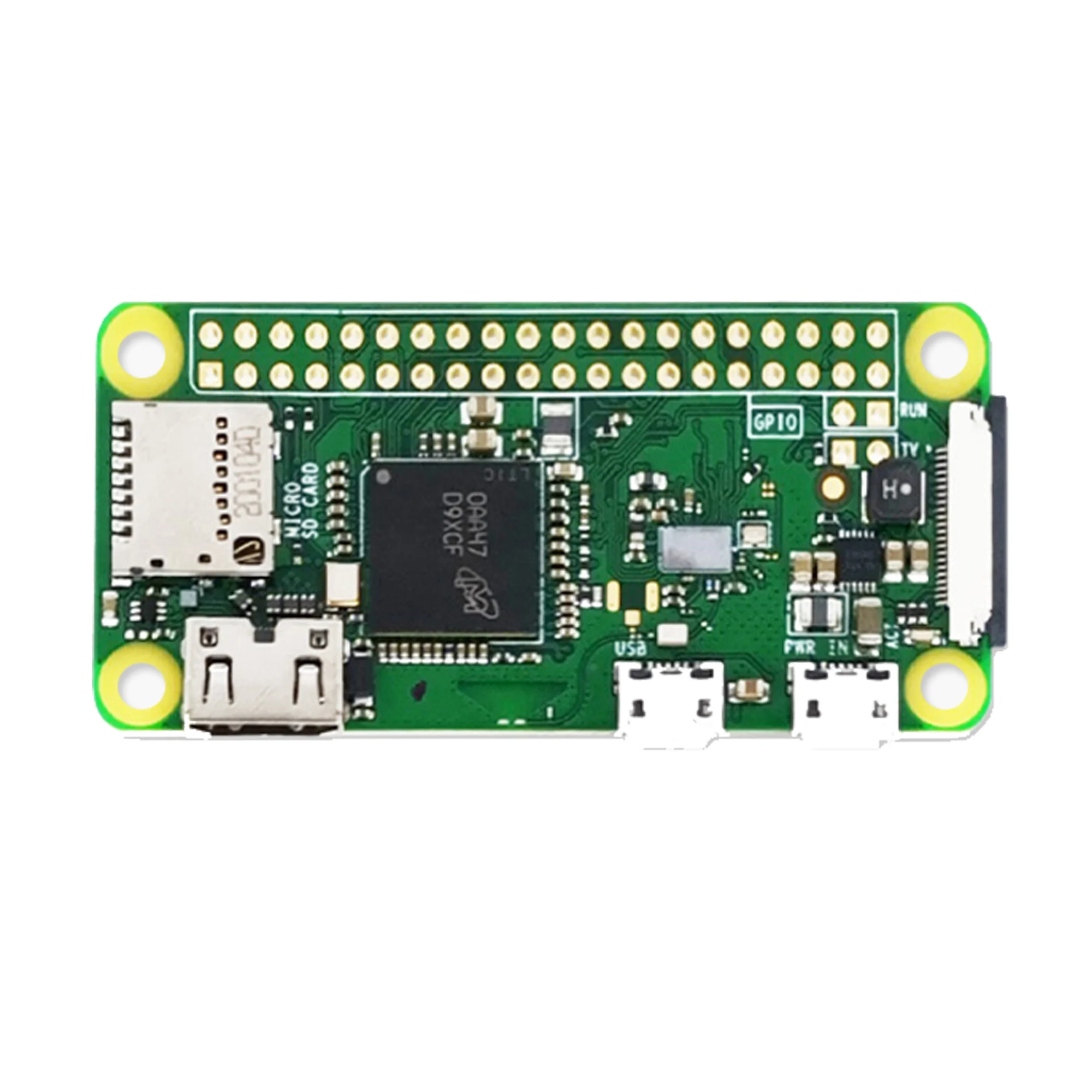 Raspberry Pi Zero/ W/ 2W/ WH беспроводная Wi-Fi Bluetooth компьютерная плата с процессором 1 ГГц 512 Мб ОЗУ Гибкий цифровой интерфейс