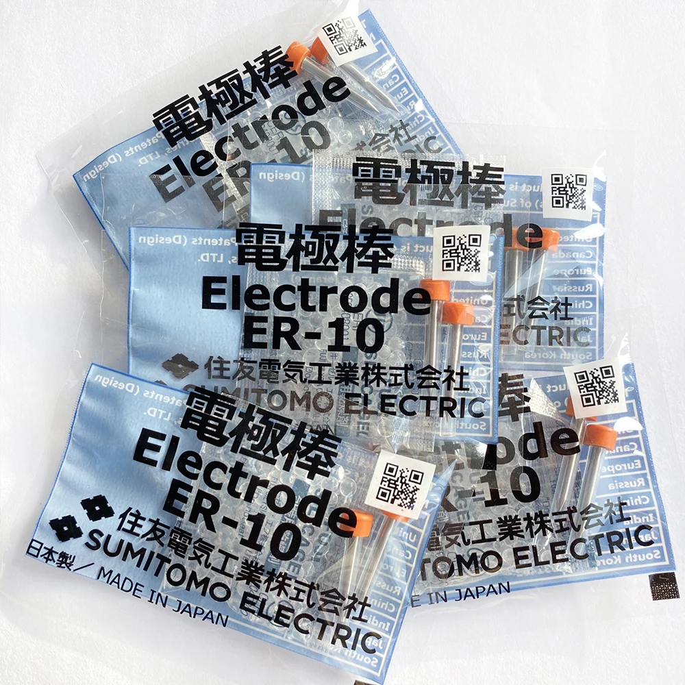 ER-10 Electrode For Sumitomo T-39 Type-66 T-81C 82C Z1C 71C TYPE-81M12 T-400/600C Fiber Fusion Splicer Welding Electrodes Rod