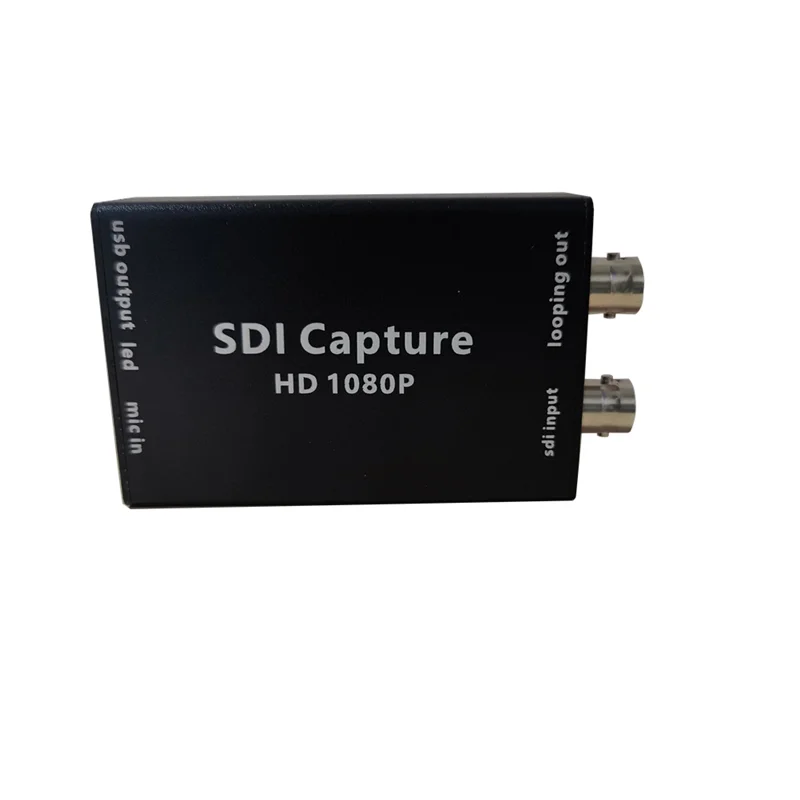 Top-SDI To USB Adapter Converter Audio SDI BNC 1080P For Monitor HD TV Camera Support UVC/UAC Standard