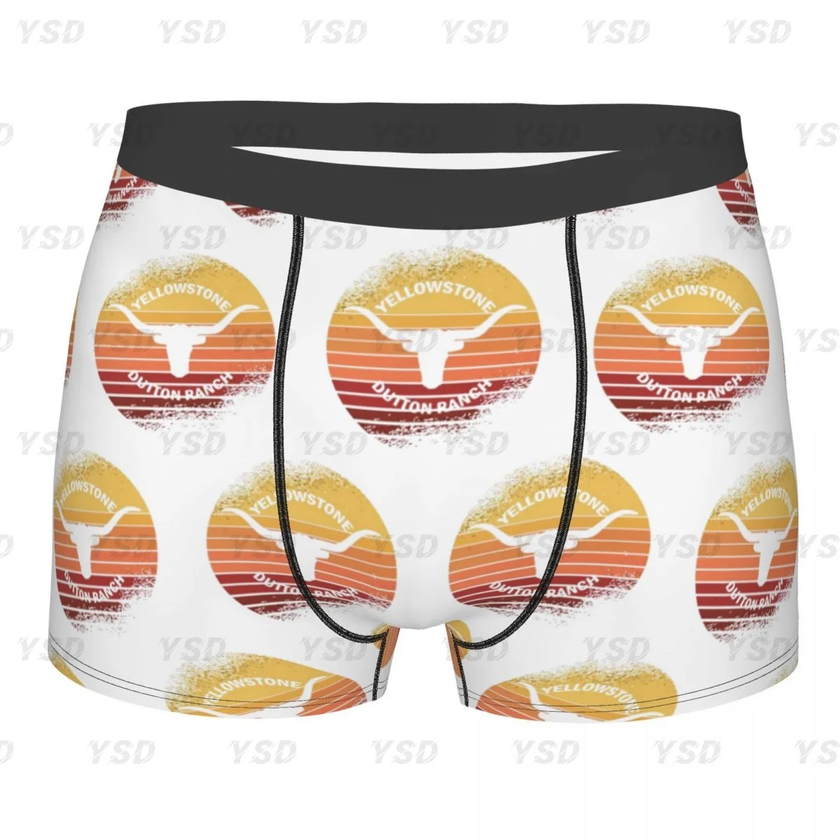 

Cowboy Et De Yellowstone Dutton Ranch Men's Boxer Briefs, Highly Breathable Underpants,Top Quality 3D Print Shorts Gift Idea