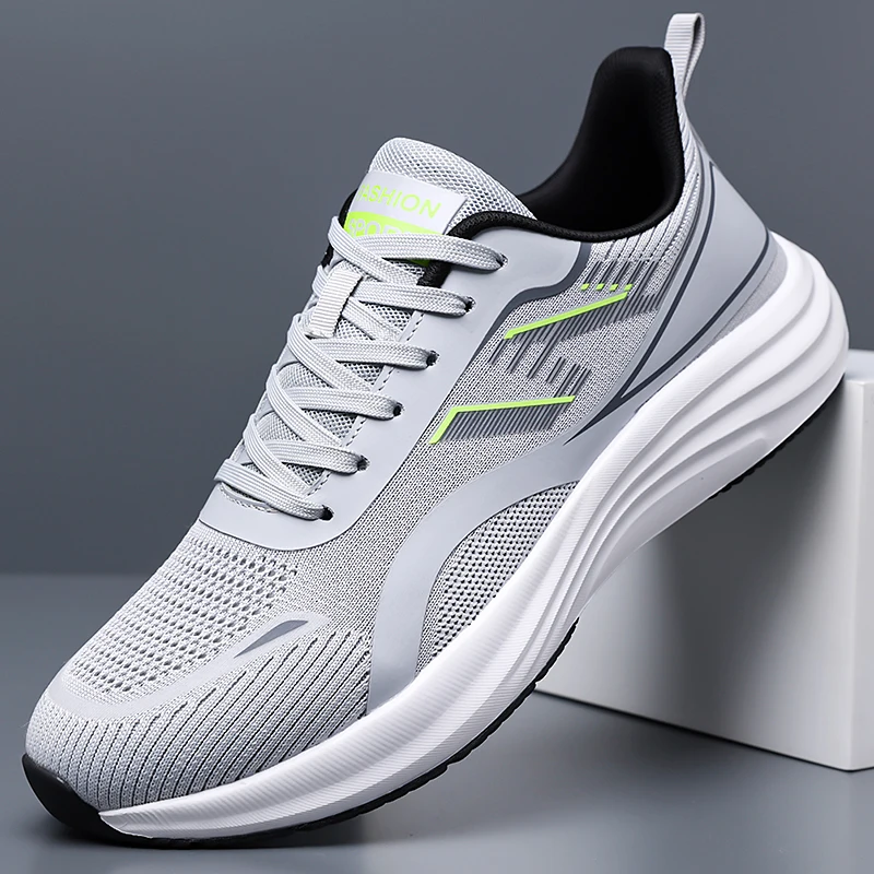 

Breathable Hollow Mesh Lace Up Trainers, Elastic Cushion Non Slip Light Footwear For Outdoor Gym Daily Casual Wear