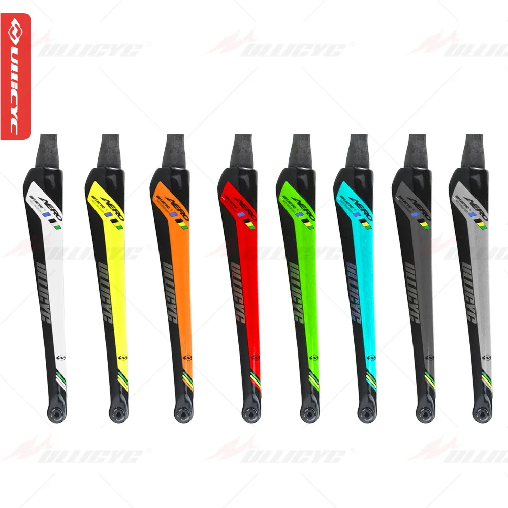 

Ullicyc QC340 Carbon Fiber Road Fork 12x100 Thru-Axle Disc Brake Fits Round & Tapered Steerer Tubes 700x25c Compatible