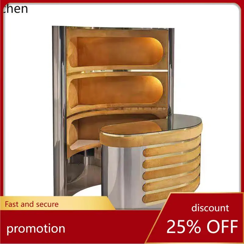 

ZML легкий роскошный треугольный винный шкаф, вилла, отель, высококачественный шкафчик из нержавеющей стали