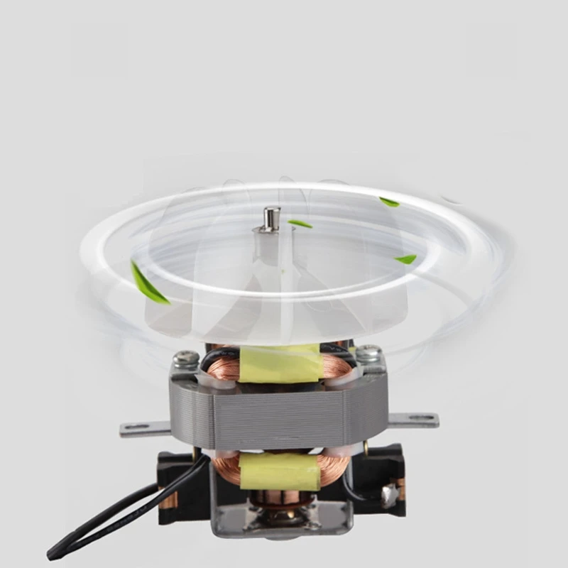 10 قطعة/مجموعة لون شفاف مروحة بلاستيكية شفرات مجفف الشعر العالمي عالية الطاقة محرك تيار متردد مروحة بلاستيكية شفرة