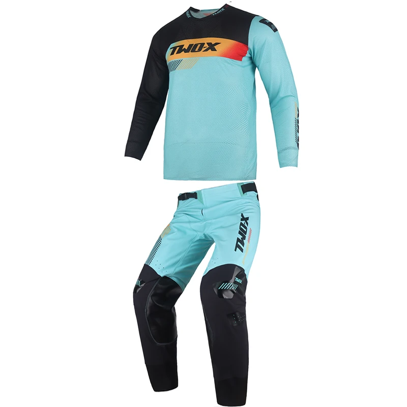 NEW Two-X Mountain Bike Racing Suit off-Road Motocross Riding Suit Wear-Resistant Breathable Quick Drying All Size