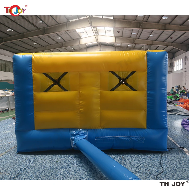 8m Inflatable Bungee Run And Joust Game, 2 in 1 Inflatable Gladiator Joust Bungee Run Combo, Commercial Inflatable Sport Game