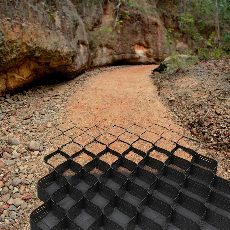 HDPE Geocell Ground Grid 100mm Height for Heavy Load Driveway High Tensile Anti-Corrosion Durable-Price for Small Samples