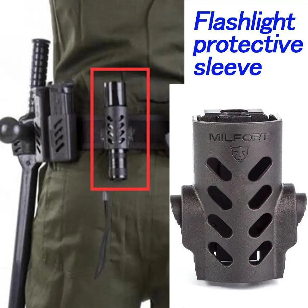 

Waist Hanging Flashlight Protective Sleeve Adjustable Portable Outdoor Camping Hunting Hiking Flashlight Equipment