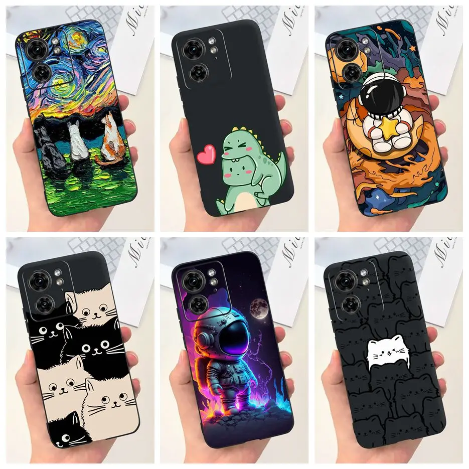 For Motorola Edge 40 Case XT2303-2 New Fashion Cartoon Cover Soft Silicone Phone Case For Motorola Edge 40 Neo Edge40 Back Cover