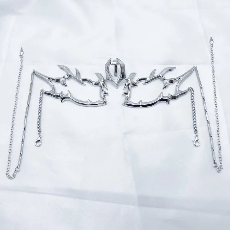 F42F Adjustable Metal Cosplay Accessory Alloy Texture Suitable for Party and Event image 4
