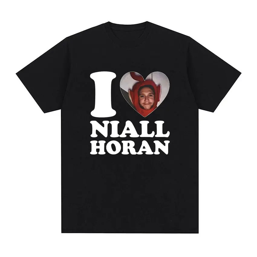 I Love Niall Horan Funny Graphic Tee Shirt Men's Women Casual 100% Cotton Short Sleeve T-shirt Summer Fashion Oversized T Shirts