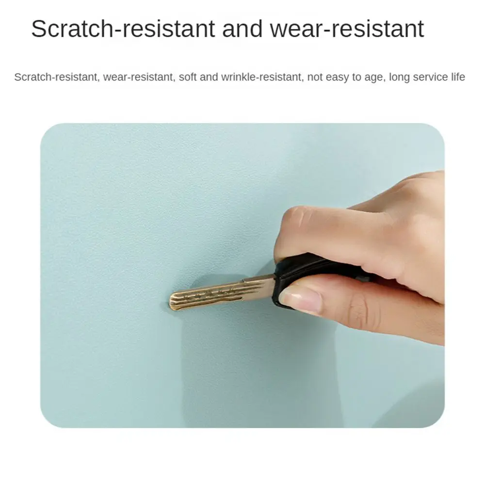 Desktop Writing Mat Laptop Computer PU Leather Placemat Mouse Pad Keyboard Mice Mat