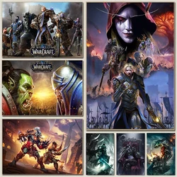 Classic Video Game World of Warcraft Posters and Prints Canvas Painting Wall Art HD Pictures for Bedroom Home Decor Gaming Gifts