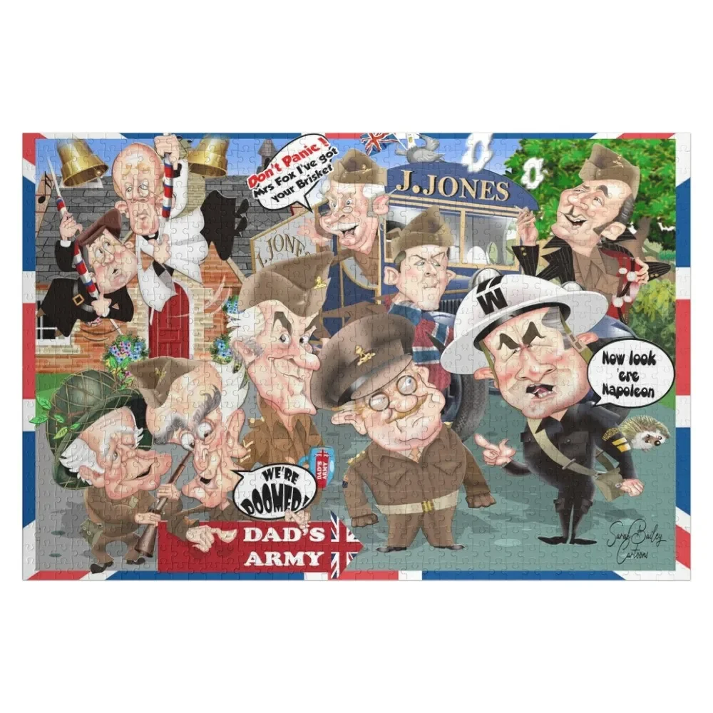 

Dads Army Collective Jigsaw Puzzle Wood Photo Personalized Works Of Art Jigsaw Pieces Adults Puzzle