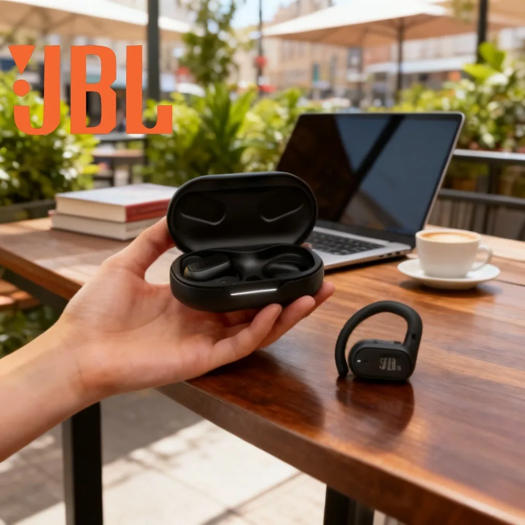 JBL Soundgear Sense Open Wireless Bluetooth Sports Running Headphones with Comfortable Wear