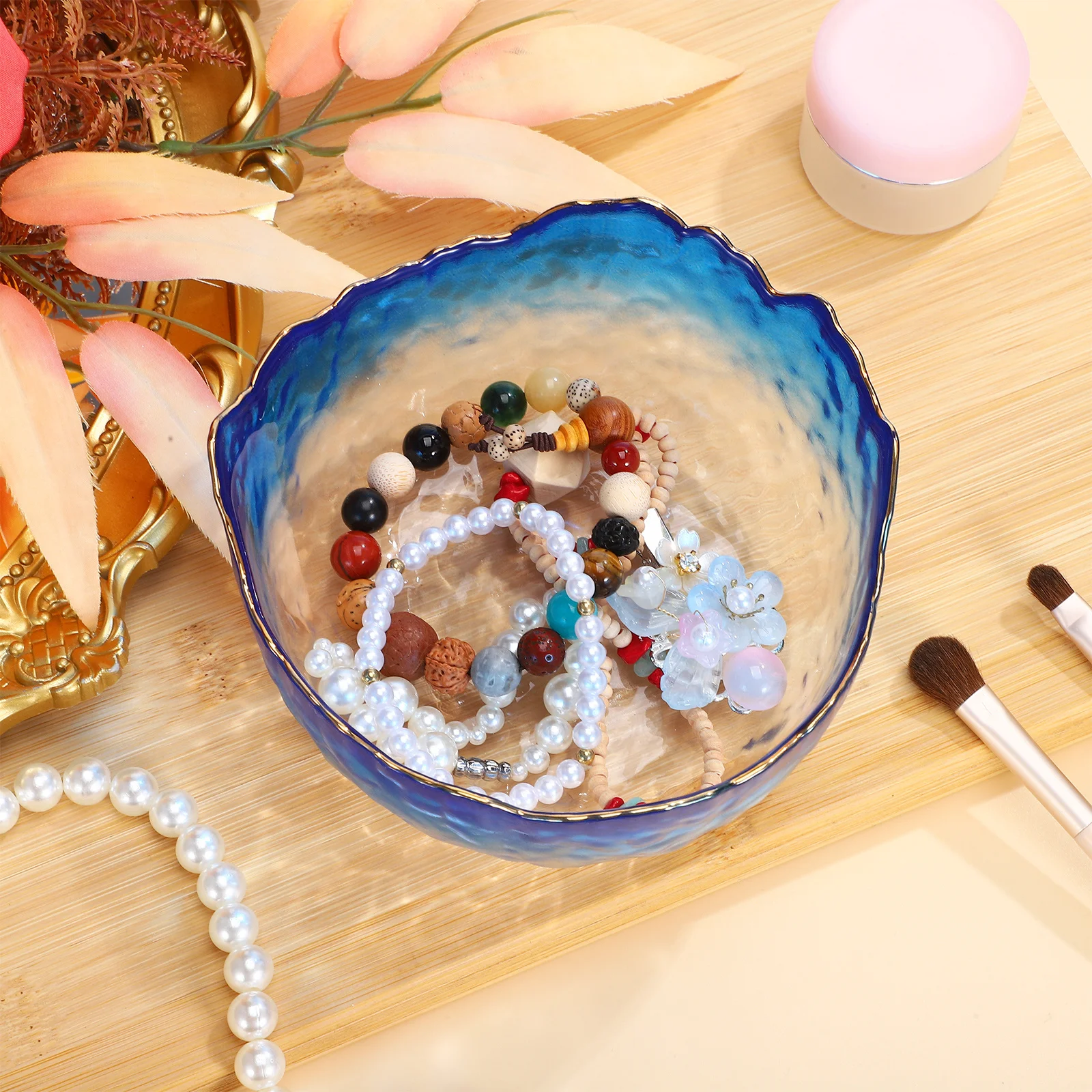 وعاء زجاجي لغسل الأظافر بتصميم احترافي، وعاء للعناية باليدين، أداة لإزالة طلاء الأظافر بشكل أسرع، أوعية نقع اليدين