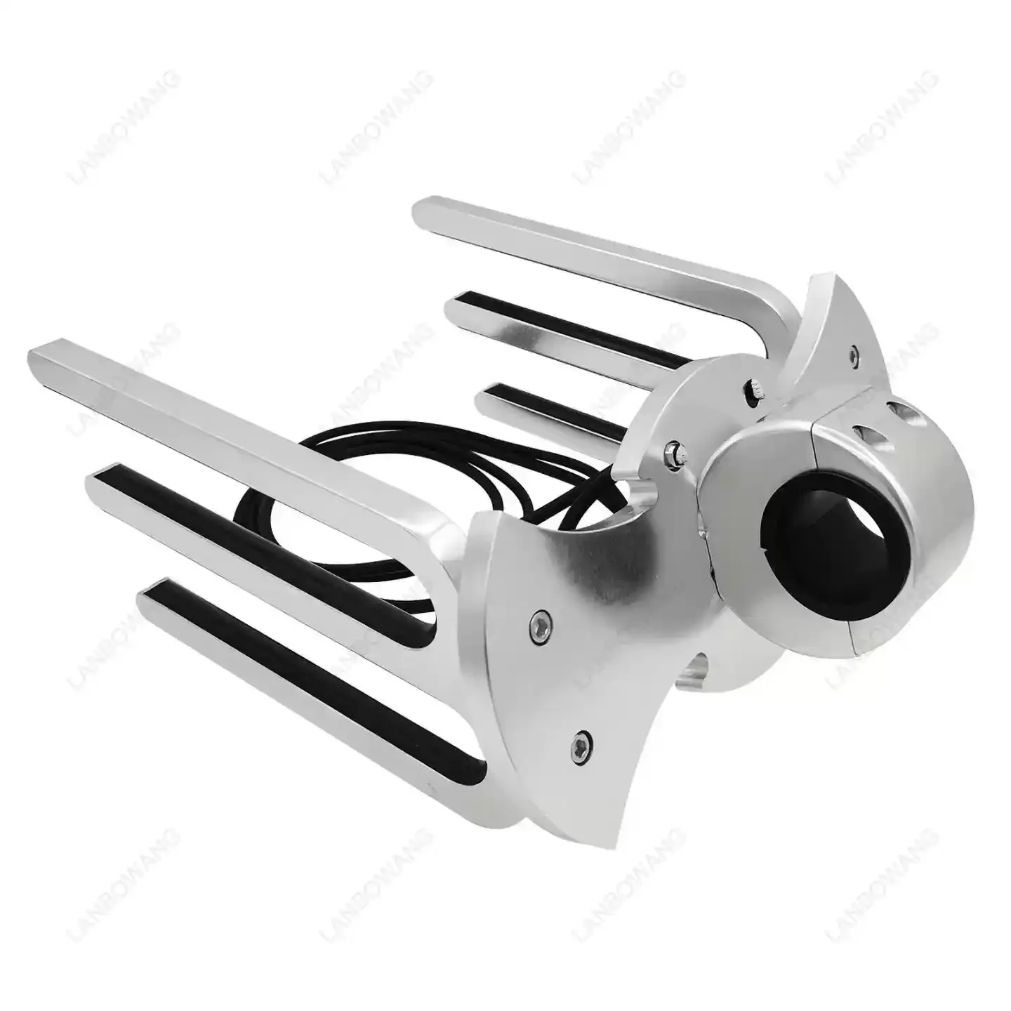 BT30 Aluminum BAT Wakeboard Tower Rack Boat Board Holder Mount Fit 2.5 Inch Round Tubing Marine Accessory